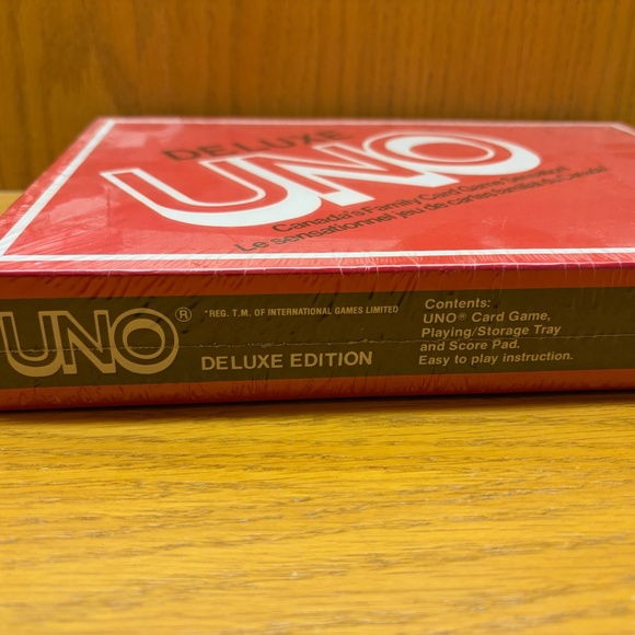 Uno Deluxe Card Game (Unopened) - Picture 2 of 2